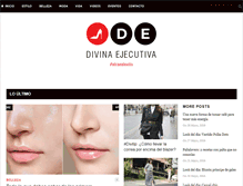 Tablet Screenshot of divinaejecutiva.com